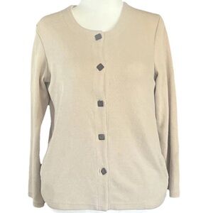 Vintage Blair Tan Cardigan Sweater Medium